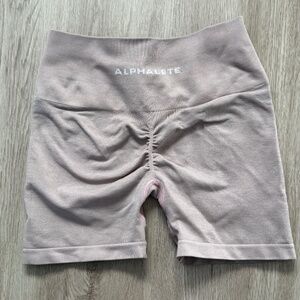 alphalete porcelain scrunch shorts